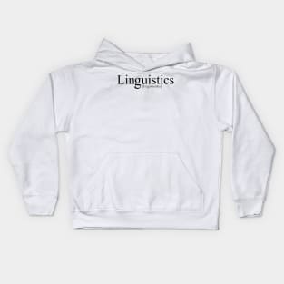 [lɪŋgwɪstɪks] | Linguistics (Black) Kids Hoodie